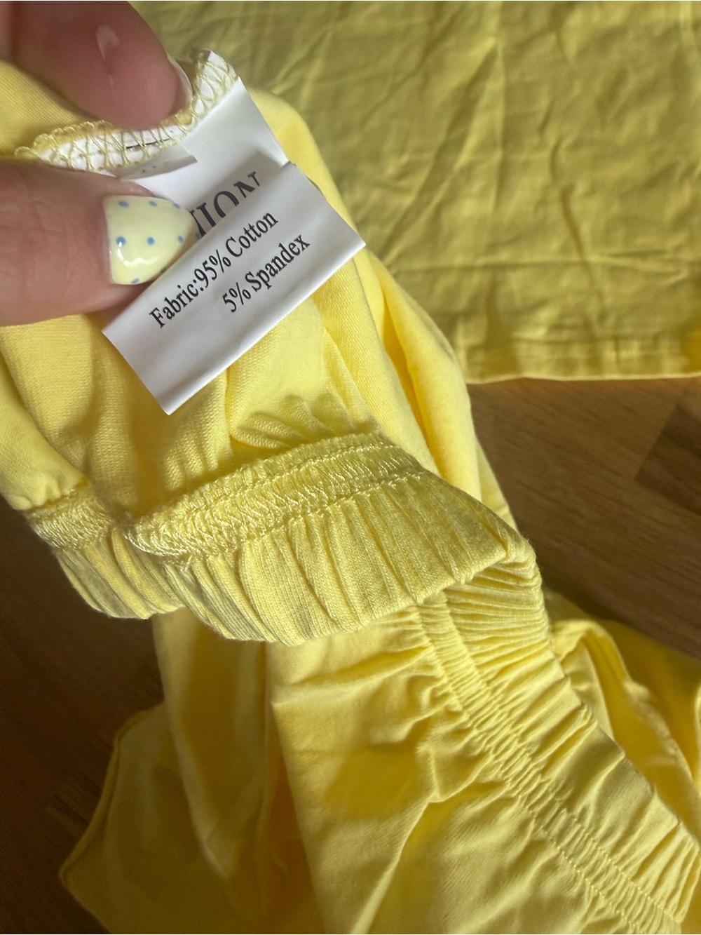 Butter Yellow Two-Piece Skirt Set Medium - Picture 5 of 7